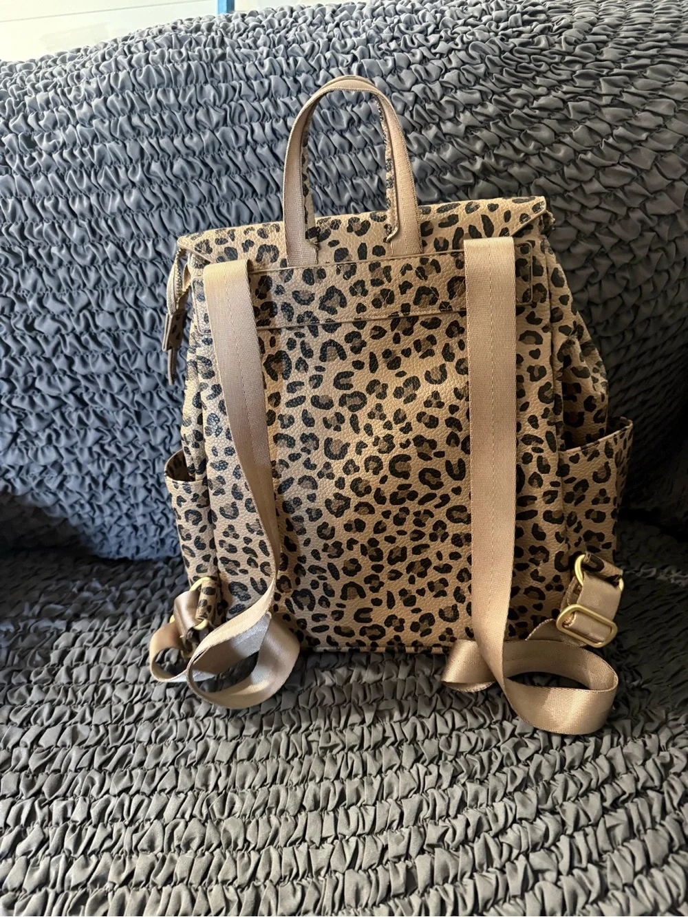 Freshly Picked Leopard Print Backpack – Like New!